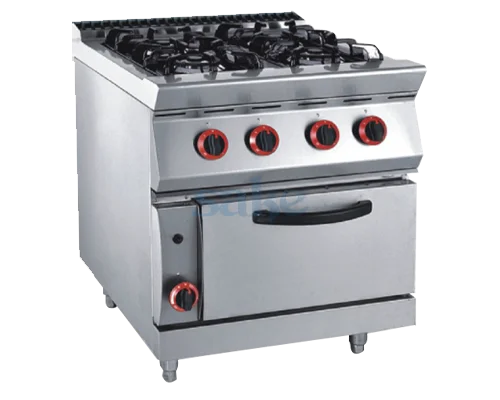 Stainless Steel Four Burner Commercial