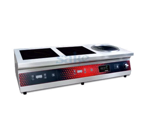 Induction Three Burner Range